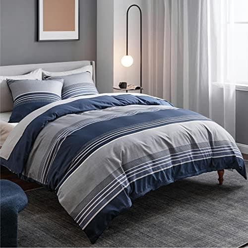BEDSURE Bettwäsche-Set 135x200 (4-teilig) – Wendebettwäsche OEKO-TEX STANDARD 100 mit Reißverschluss, 2×80x80 Kissenbezü