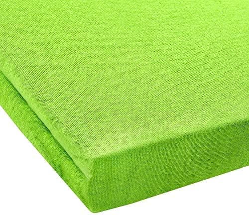 NatureMark Spannbettlaken / Spannbetttuch 100% Baumwolle, anthrazit – 90 x 200 bis 100 x 200 cm