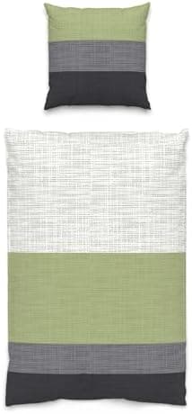 LARAWELL Bettwäsche-Set 135x200 Baumwolle